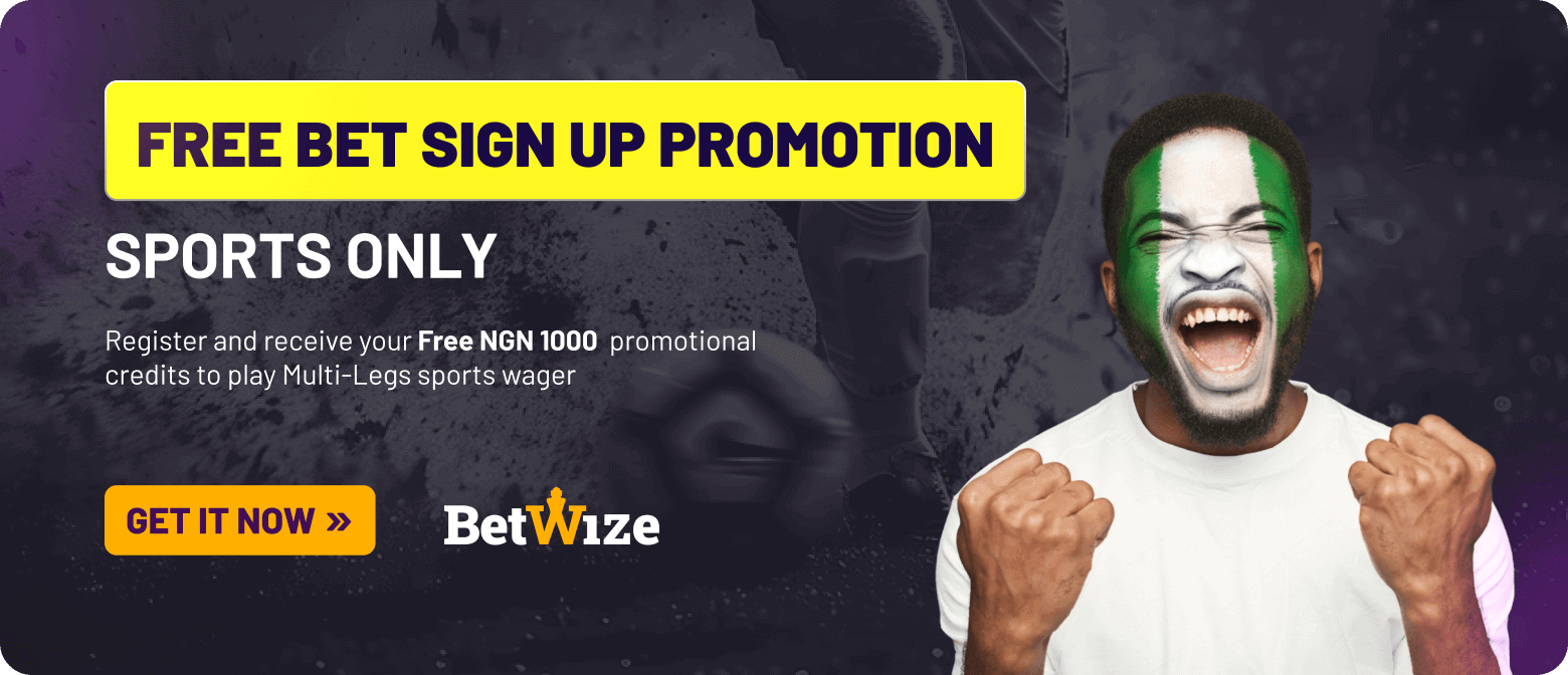 Promo: Free Bet Sign Up Promotion (Sports Only)
